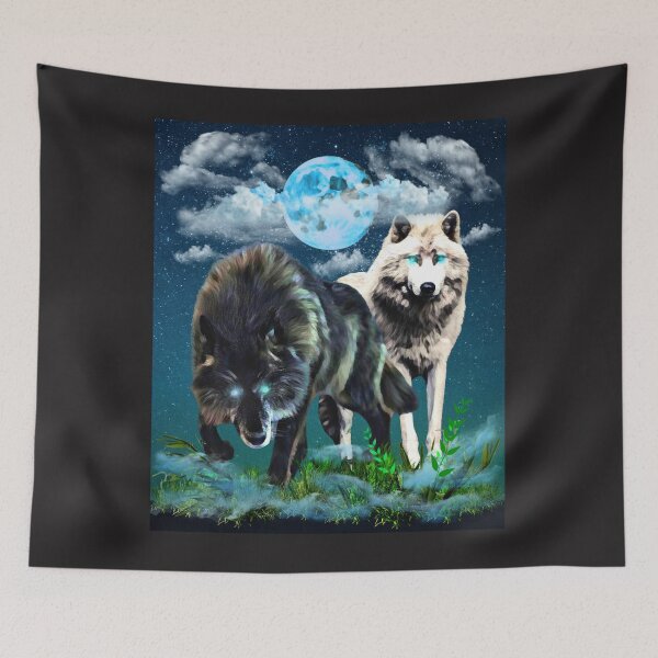 Item preview, Wolf Moon Night designed and sold by Tripp Art Studio.