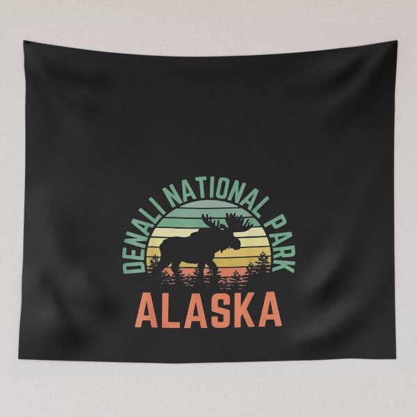 Item preview, Denali National Park Alaska Moose Hiking designed and sold by nrackpenra.