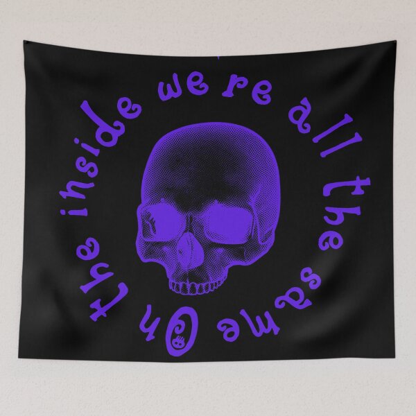 Item preview, On the inside we are all the same - Violet Skull designed and sold by SalxSal.