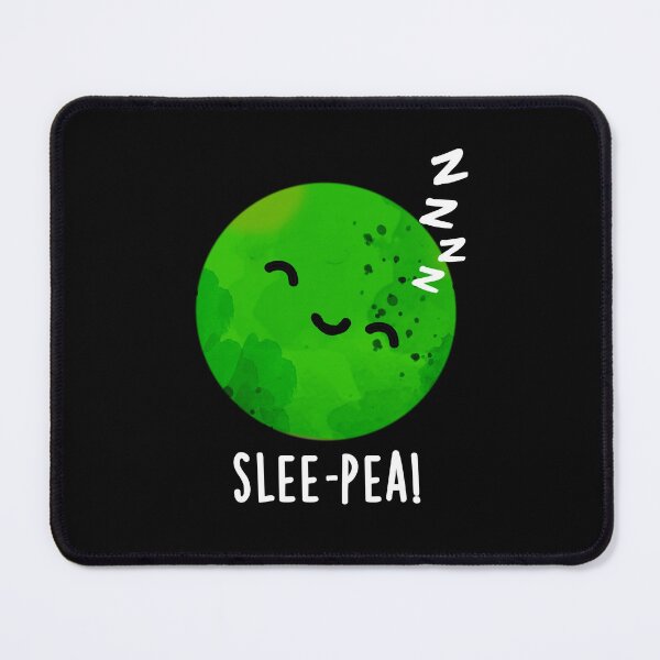Item preview, Slee-pea Sleeping Funny Pea Puns (Dark BG) designed and sold by punnybone.