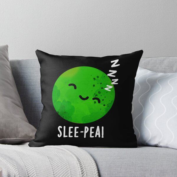 Item preview, Slee-pea Sleeping Funny Pea Puns (Dark BG) designed and sold by punnybone.