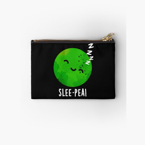Item preview, Slee-pea Sleeping Funny Pea Puns (Dark BG) designed and sold by punnybone.