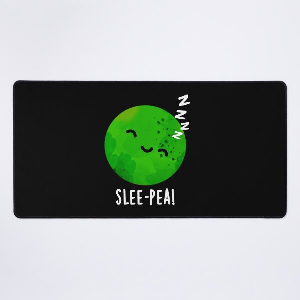 Item preview, Slee-pea Sleeping Funny Pea Puns (Dark BG) designed and sold by punnybone.
