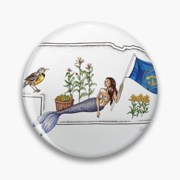 Item preview, Nebraska Mermaid designed and sold by Elizabeth Weglein.