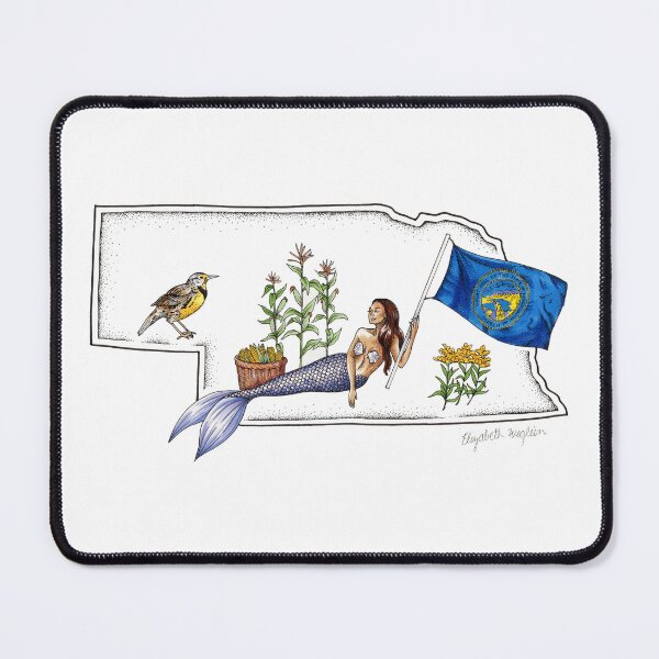 Item preview, Nebraska Mermaid designed and sold by Elizabeth Weglein.