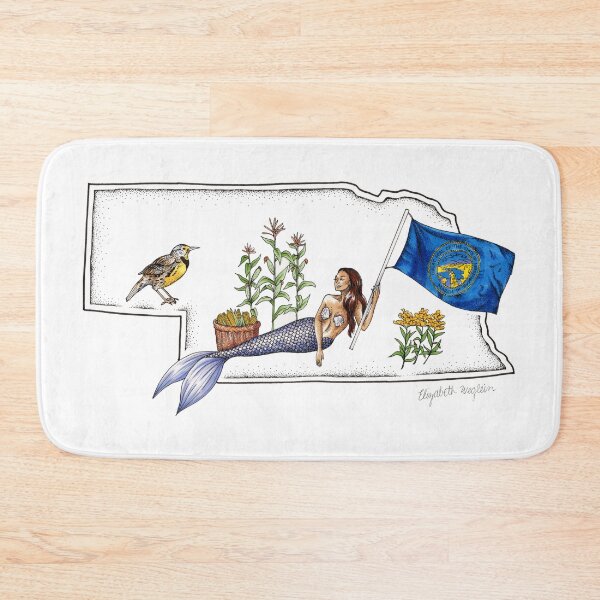 Item preview, Nebraska Mermaid designed and sold by Elizabeth Weglein.