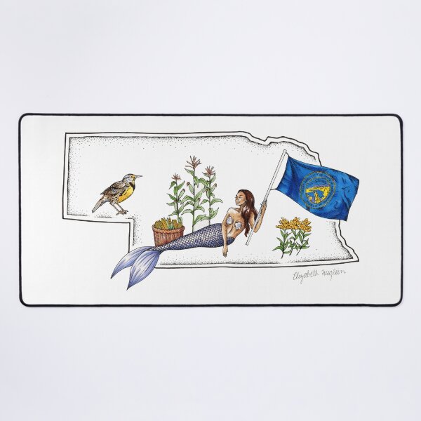 Item preview, Nebraska Mermaid designed and sold by Elizabeth Weglein.