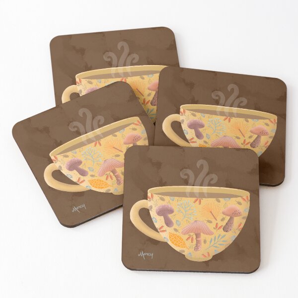 Item preview, Autumn Botanicals on Burnt Umber  designed and sold by MarcyBrennanArt.