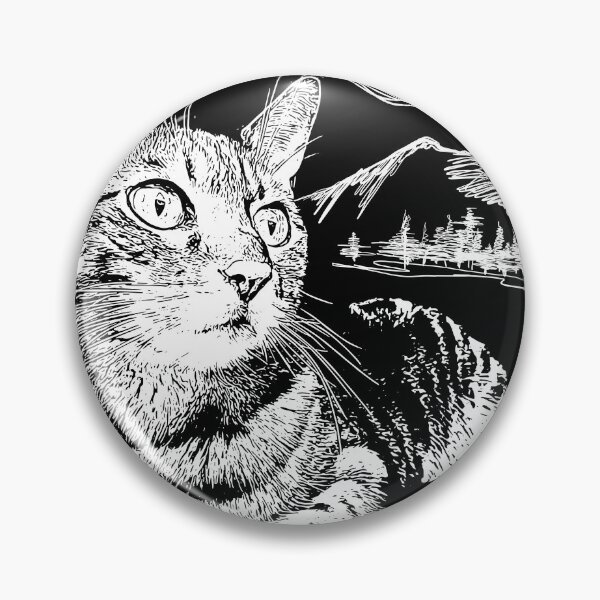 Item preview, Cat in the great outdoors designed and sold by courbebleue.