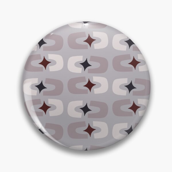 Item preview, Retro Core Geometric Rectangles And Cosmic Sparkle Stars Mod Pattern Blue Gray designed and sold by scorpiolane.
