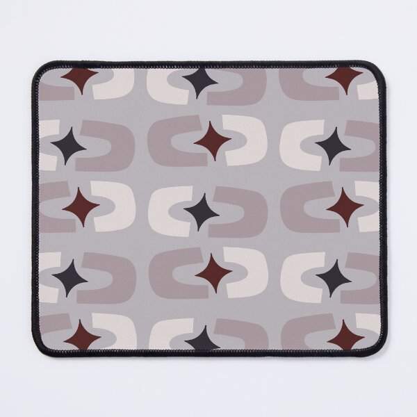 Item preview, Retro Core Geometric Rectangles And Cosmic Sparkle Stars Mod Pattern Blue Gray designed and sold by scorpiolane.