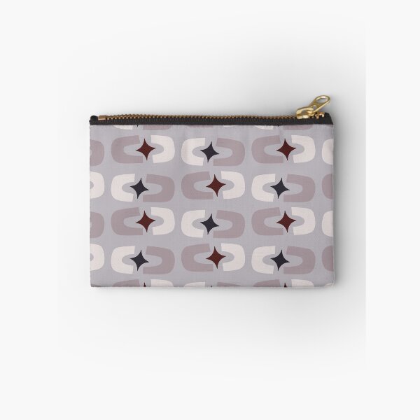 Item preview, Retro Core Geometric Rectangles And Cosmic Sparkle Stars Mod Pattern Blue Gray designed and sold by scorpiolane.