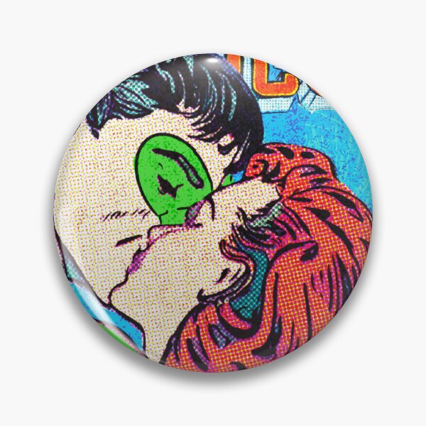 Item preview, Torn Comic book cover | Retro| Superhero kiss  | Vintage | Lichtenstein Inspired designed and sold by spinolator.
