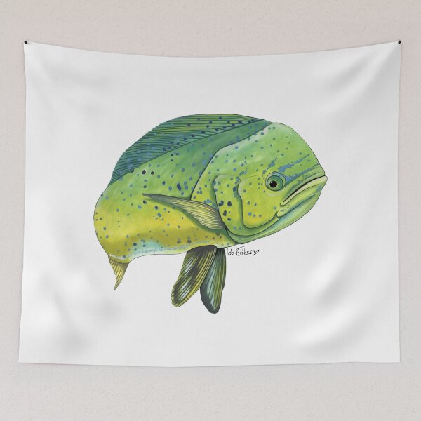 Item preview, Dorado, dolphinfish  designed and sold by Ida Eriksson.
