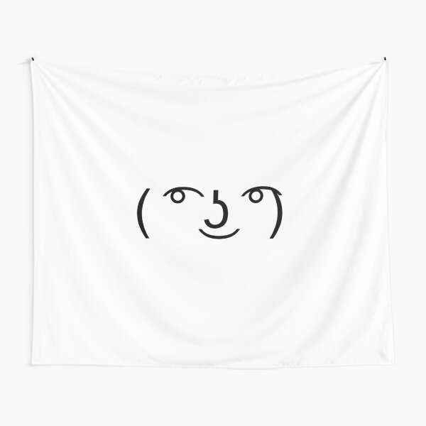 Lenny Face Tapestries Redbubble - lenny owl roblox