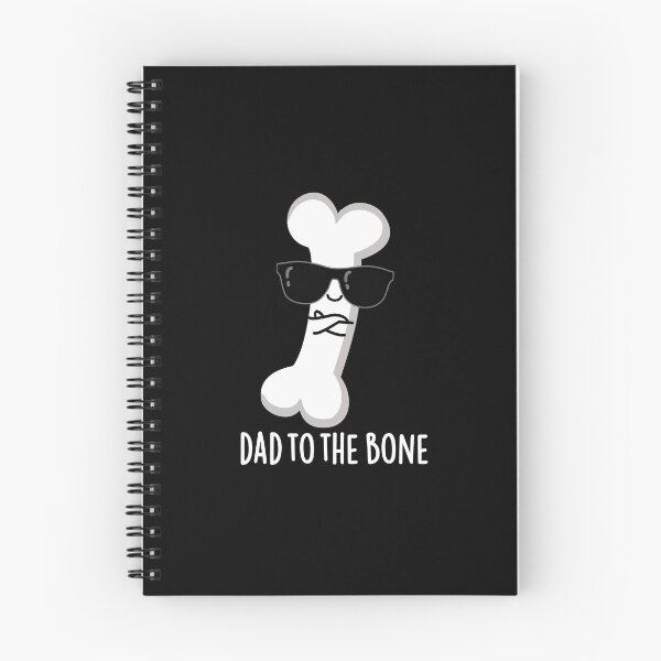 Item preview, Dad To The Bone Funny Anatomy Puns (Dark BG) designed and sold by punnybone.
