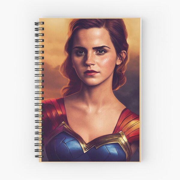Item preview, Emma Watson Superhero caricature designed and sold by javamartini.