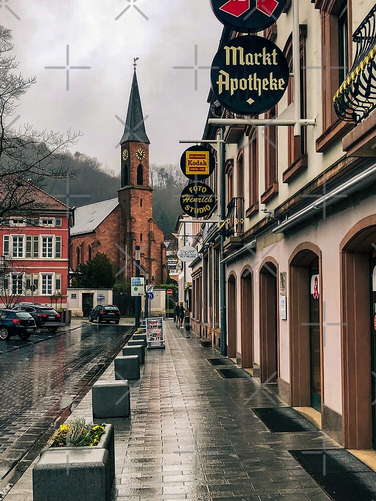 "Evangelische Stadtkirche Church Landstuhl Germany" Poster for Sale by