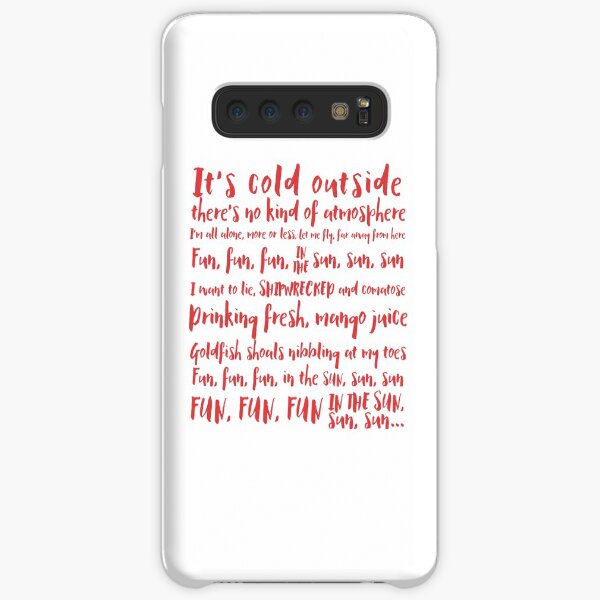 Red Dwarf Lyrics Samsung Galaxy Snap Case