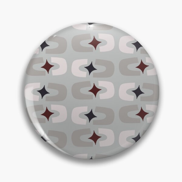 Item preview, Retro Core Geometric Rectangles And Cosmic Sparkle Stars Mod Pattern Grayish Blue designed and sold by scorpiolane.