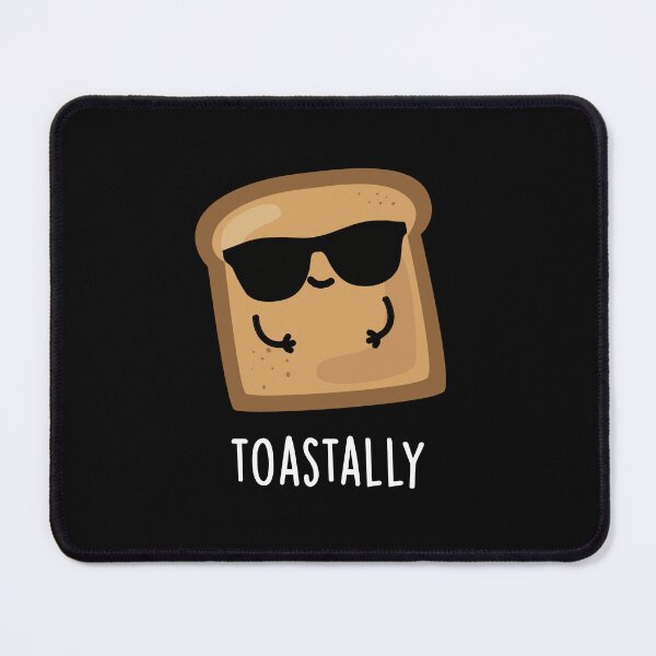 Item preview, Toastally Funny Toast Bread Puns (Dark BG) designed and sold by punnybone.