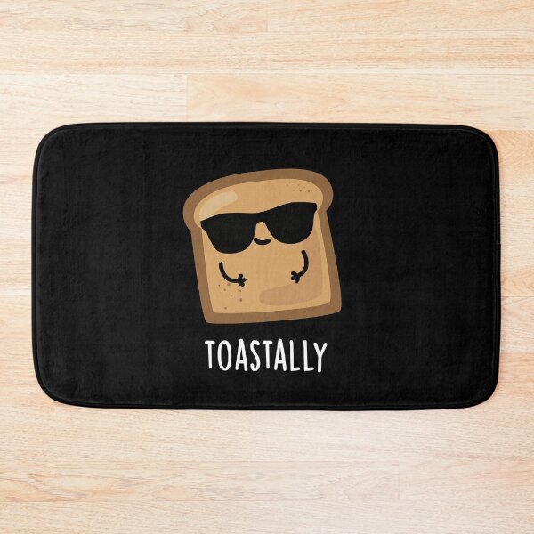 Item preview, Toastally Funny Toast Bread Puns (Dark BG) designed and sold by punnybone.