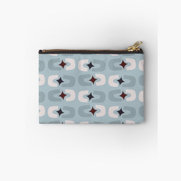 Item preview, Retro Core Geometric Rectangles And Cosmic Sparkle Stars Mod Pattern Sky Blue designed and sold by scorpiolane.