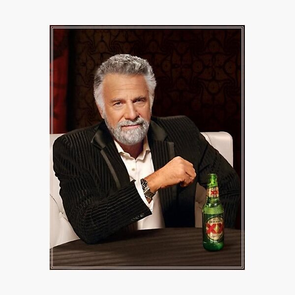 The Most Interesting Man in the World Photographic Print