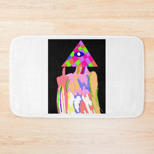 Item preview, Psychedelic pyramid Illuminati head t-shirt by (JQI) designed and sold by Just-Quit-It.