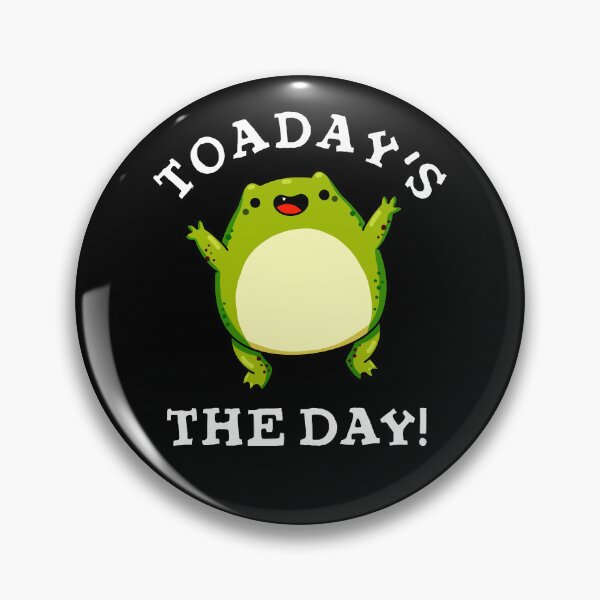 Item preview, Toadays The Day Funny Toad Puns (Dark BG) designed and sold by punnybone.