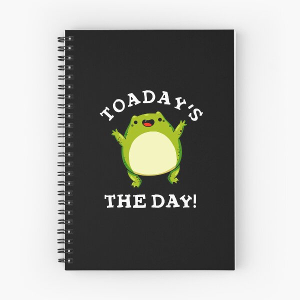 Item preview, Toadays The Day Funny Toad Puns (Dark BG) designed and sold by punnybone.