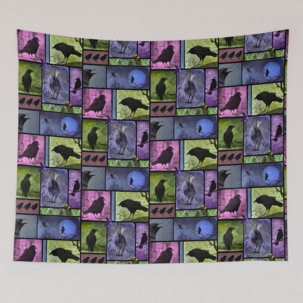 Item preview, Colorful Crows Collage designed and sold by gothicrow.