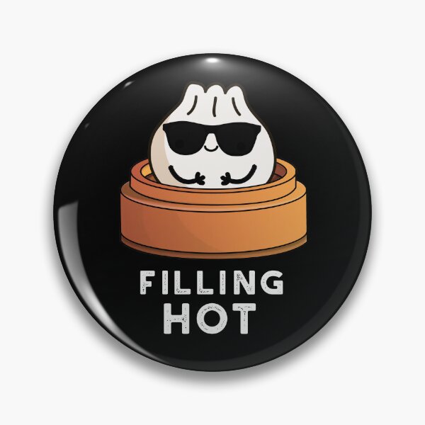 Item preview, Filling Hot Funny Dumpling Puns (Dark BG) designed and sold by punnybone.