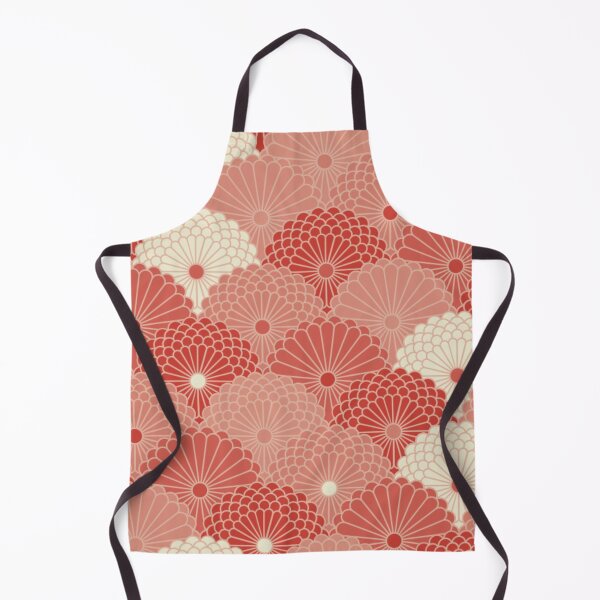 Item preview, Vintage Japanese Red Flower Pattern designed and sold by Wayo29.