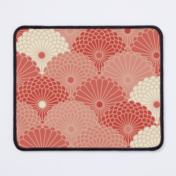Item preview, Vintage Japanese Red Flower Pattern designed and sold by Wayo29.