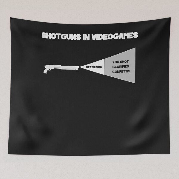 Item preview, Video Game - Shotgun in Video Games - Funny Gaming Gifts For Gamer Perfect Gift Classic T-Shirt designed and sold by NancyNewell.
