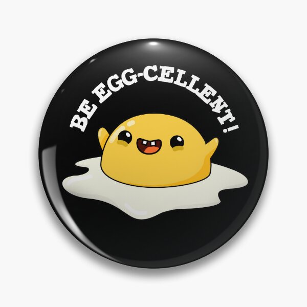 Item preview, Be Egg-cellent Funny Egg Puns (Dark BG) designed and sold by punnybone.