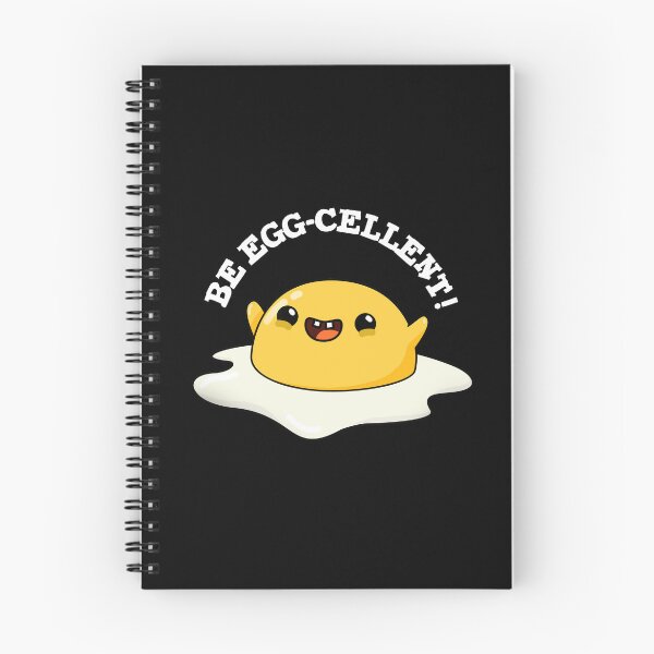 Item preview, Be Egg-cellent Funny Egg Puns (Dark BG) designed and sold by punnybone.