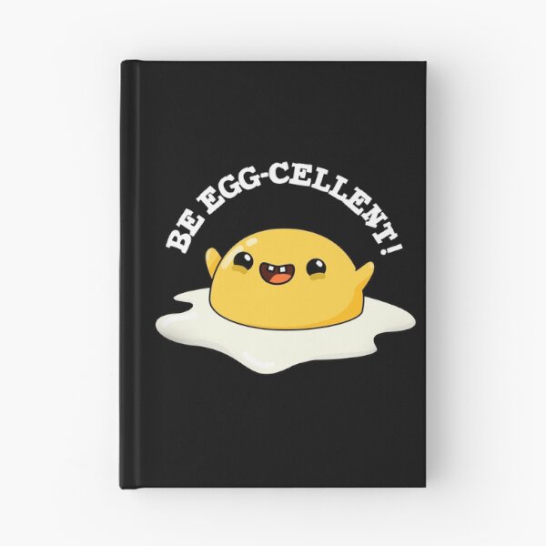 Item preview, Be Egg-cellent Funny Egg Puns (Dark BG) designed and sold by punnybone.
