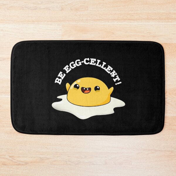 Item preview, Be Egg-cellent Funny Egg Puns (Dark BG) designed and sold by punnybone.