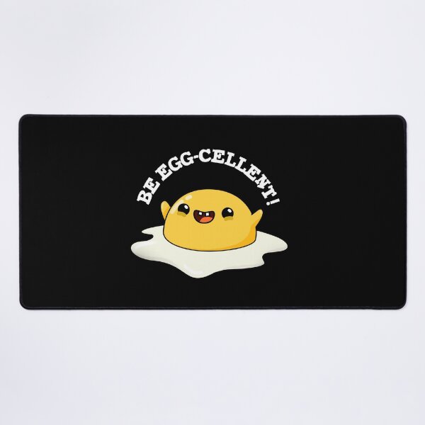 Item preview, Be Egg-cellent Funny Egg Puns (Dark BG) designed and sold by punnybone.
