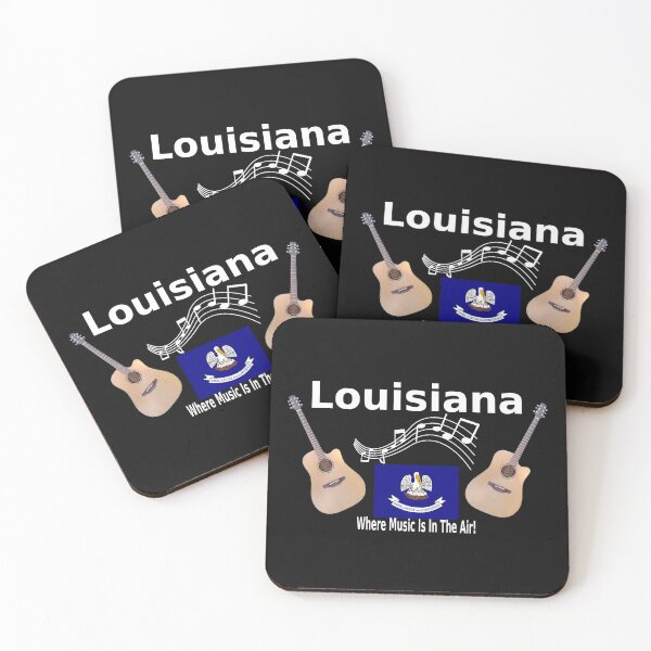 Artikelvorschau, Louisiana-Akustikgitarren-Shirt entworfen und verkauft von GuitarNuts.
