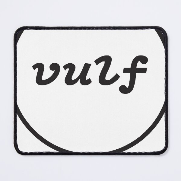 Item preview, Inscription Vulf in Black Circle Black print   designed and sold by jessicascott6.