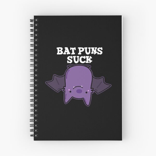 Item preview, Bat Puns Suck Funny Animal Puns (Dark BG) designed and sold by punnybone.