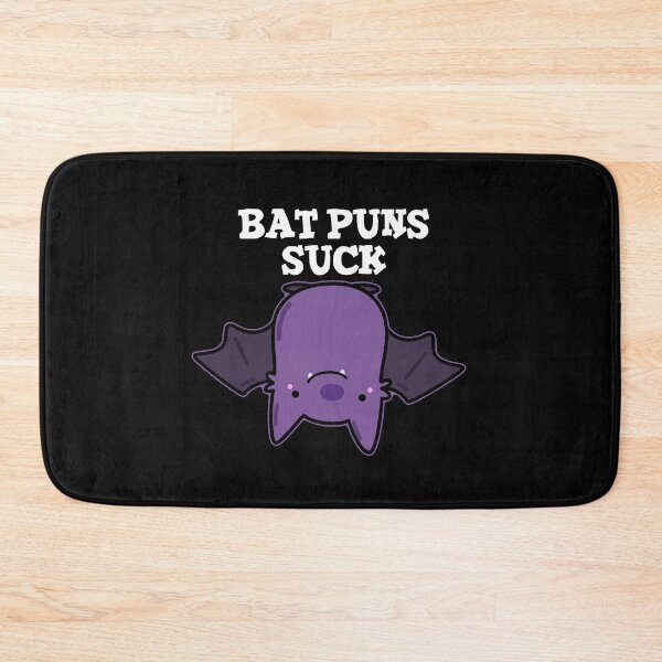 Item preview, Bat Puns Suck Funny Animal Puns (Dark BG) designed and sold by punnybone.