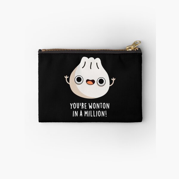Item preview, You're Wonton In A Million Funny Dimsum Puns (Dark BG) designed and sold by punnybone.