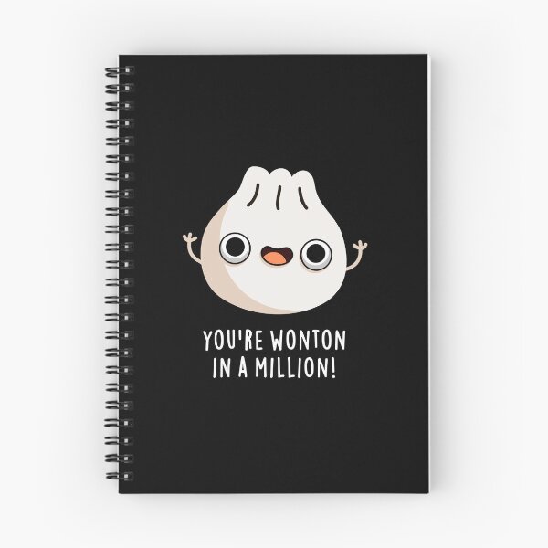 Item preview, You're Wonton In A Million Funny Dimsum Puns (Dark BG) designed and sold by punnybone.