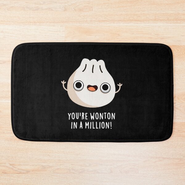 Item preview, You're Wonton In A Million Funny Dimsum Puns (Dark BG) designed and sold by punnybone.