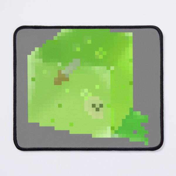 Item preview, Pixel Art D&D Monster | Gelatinous Cube designed and sold by Emerald Makes.