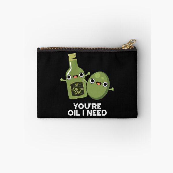 Item preview, You're Oil I Need Funny Olive Oil Puns (Dark BG) designed and sold by punnybone.